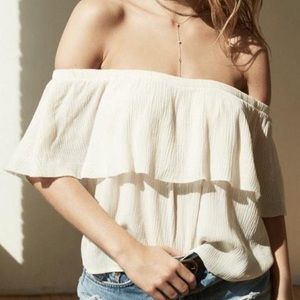 Urban outfitters ecote off the shoulder top